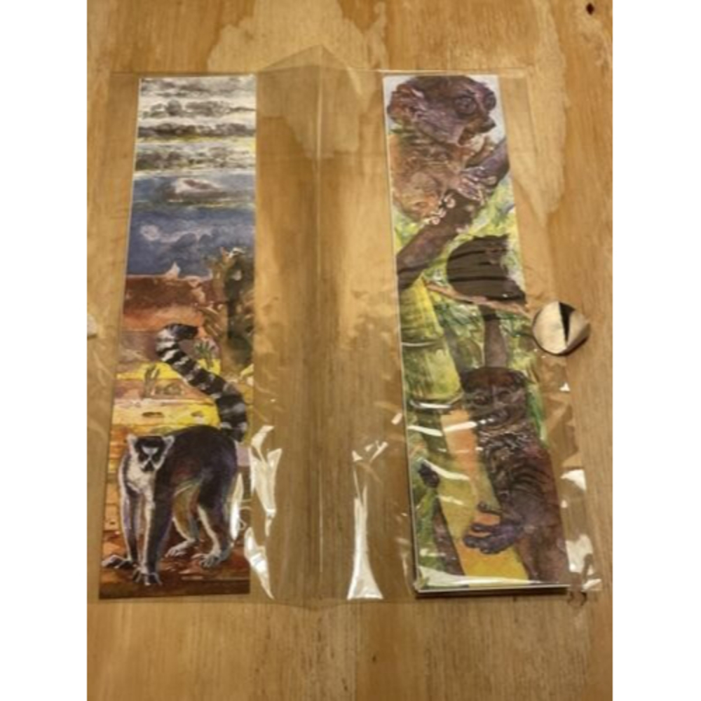 Lemur Conservation Foundation Bookmark Joe Santore Lemur Bookmarks 2013 (4 pack) - Picture 10 of 12